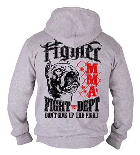 Dirty Ray Kampfsport MMA Fighter Herren Kapuzenpullover B50 (L) von Dirty Ray