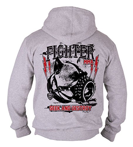 Dirty Ray Kampfsport MMA Fighter Herren Kapuzenpullover B60 (XXL) von Dirty Ray