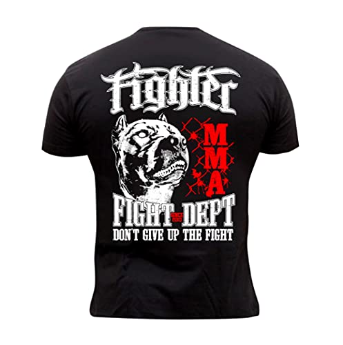 Dirty Ray Kampfsport MMA Fighter Herren Kurzarm T-Shirt K50BK (S) von Dirty Ray