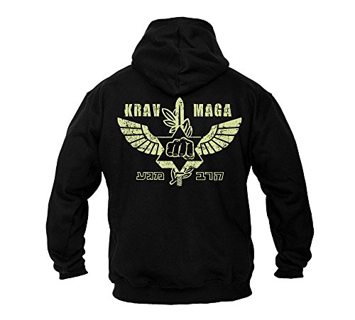 Dirty Ray Kampfsport Krav MAGA Herren Kapuzenpullover B49 (XL) von Dirty Ray