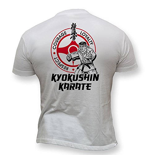 Dirty Ray Kampfsport MMA Kyokushin Karate Herren Kurzarm T-Shirt K48 (L) von Dirty Ray