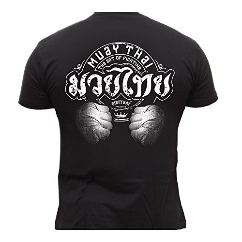 Dirty Ray Kampfsport MMA Muay Thai Herren Kurzarm T-Shirt DT5 (S) von Dirty Ray