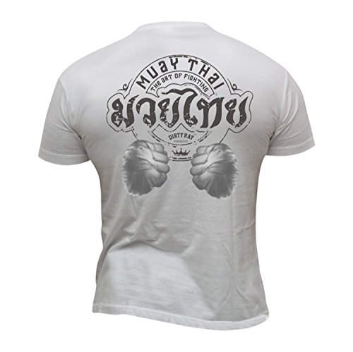 Dirty Ray Kampfsport MMA Muay Thai Herren Kurzarm T-Shirt DT5B (M) von Dirty Ray