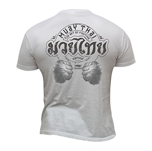 Dirty Ray Kampfsport MMA Muay Thai Herren Kurzarm T-Shirt DT5B (S) von Dirty Ray