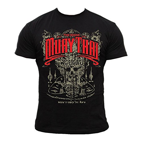 Dirty Ray Kampfsport Muay Thai Herren Kurzarm T-Shirt K70 (L) von Dirty Ray