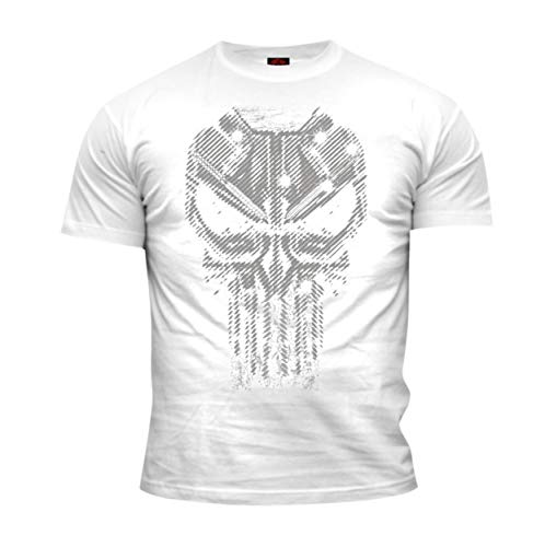 Dirty Ray Kampfsport Punisher No Mercy Herren Kurzarm T-Shirt DT43 (M) von Dirty Ray