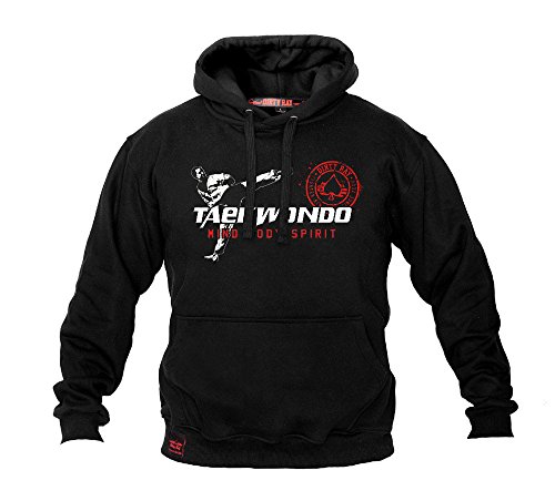 Dirty Ray Kampfsport Tae Kwon Do Herren Kapuzenpullover BDT15 (L) von Dirty Ray