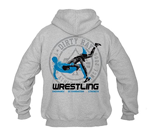 Dirty Ray Kampfsport Wrestling Herren Kapuzenpullover BDT14 (L) von Dirty Ray