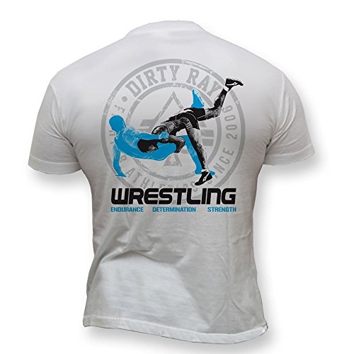 Dirty Ray Kampfsport Wrestling Herren Kurzarm T-Shirt DT14 (L) von Dirty Ray