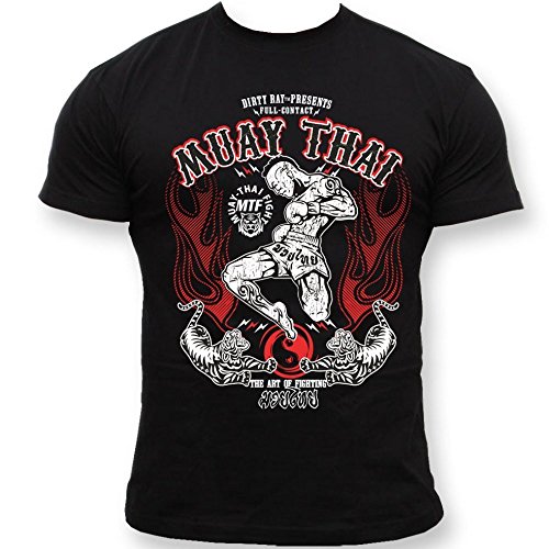 Dirty Ray Muay Thai MMA Herren Men's T-Shirt K9C (L) von Dirty Ray