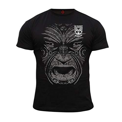 Dirty Ray Rugby New Zealand Warriors Herren Kurzarm T-Shirt KRB4 (M) von Dirty Ray