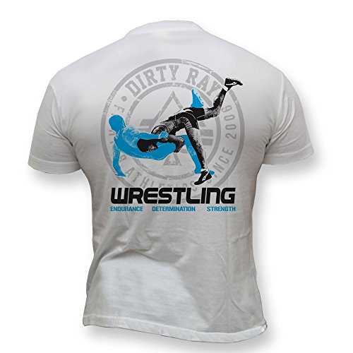 Dirty Ray Kampfsport Wrestling Herren Kurzarm T-Shirt DT14 (M) von Dirty Ray