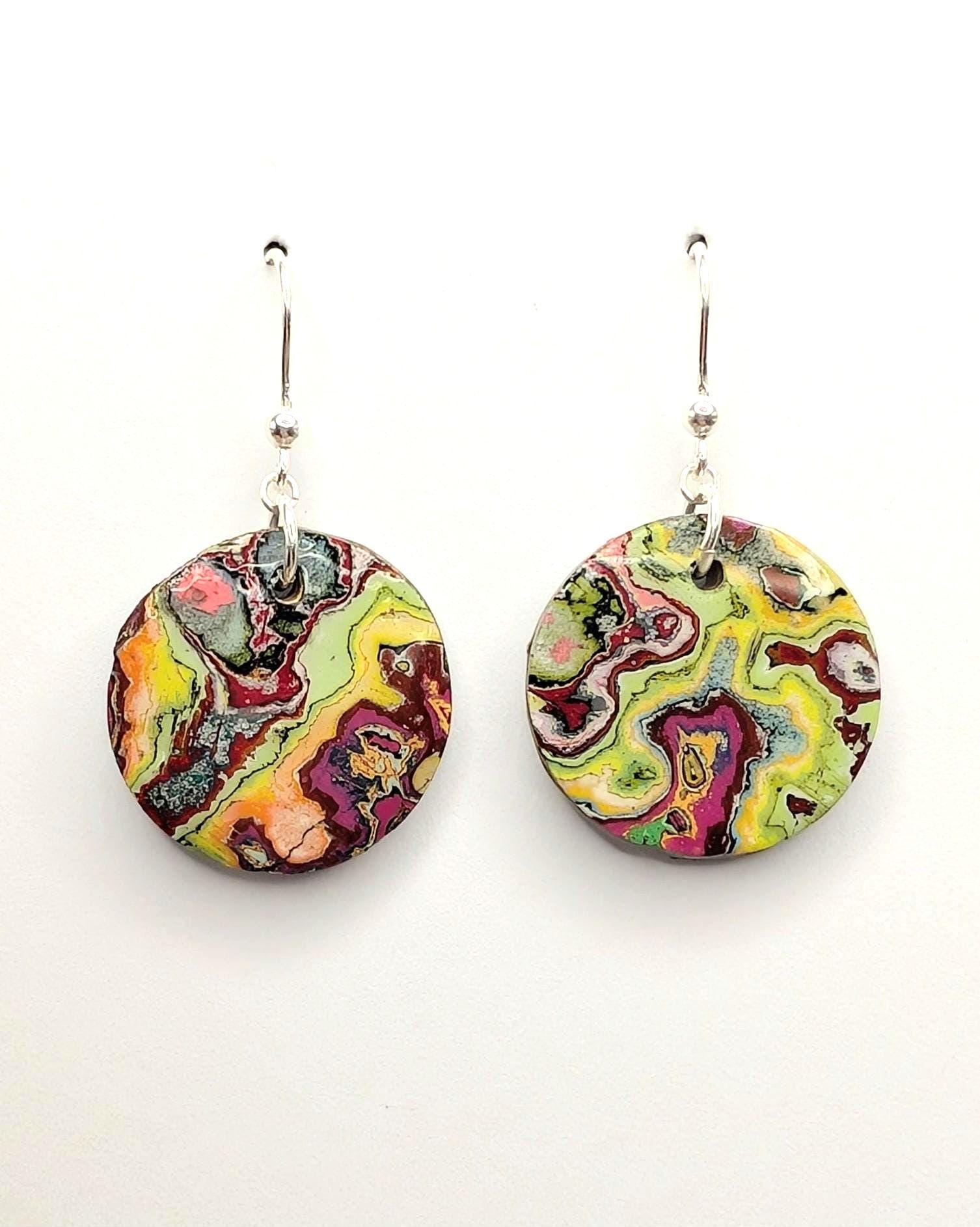 Unique Berlin Graffiti Ohrringe - Jewelry Made From Mauerpark Wall Unique Berlin Graffiti Ohrringe - Jewelry Made From Mauerpark Wall von DirtyJewelsBerlin