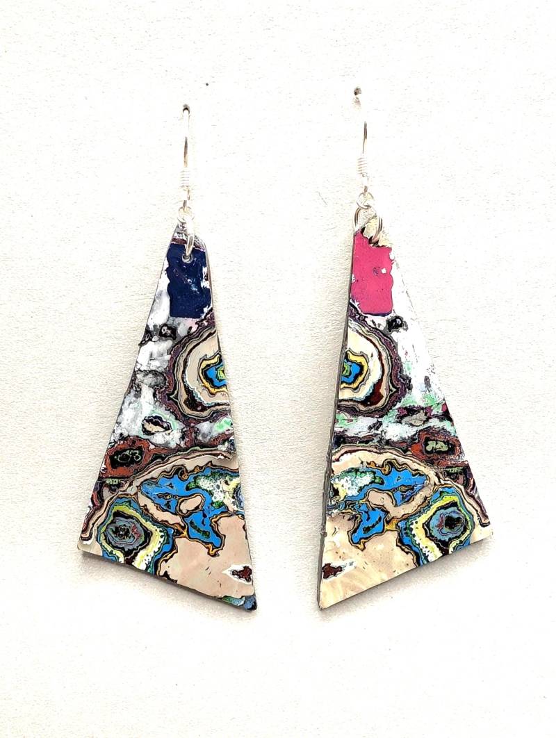 Unique Berlin Graffiti Ohrringe - Jewelry Made From Walls Unique Berlin Graffiti Ohrringe - Jewelry Made From Walls von DirtyJewelsBerlin