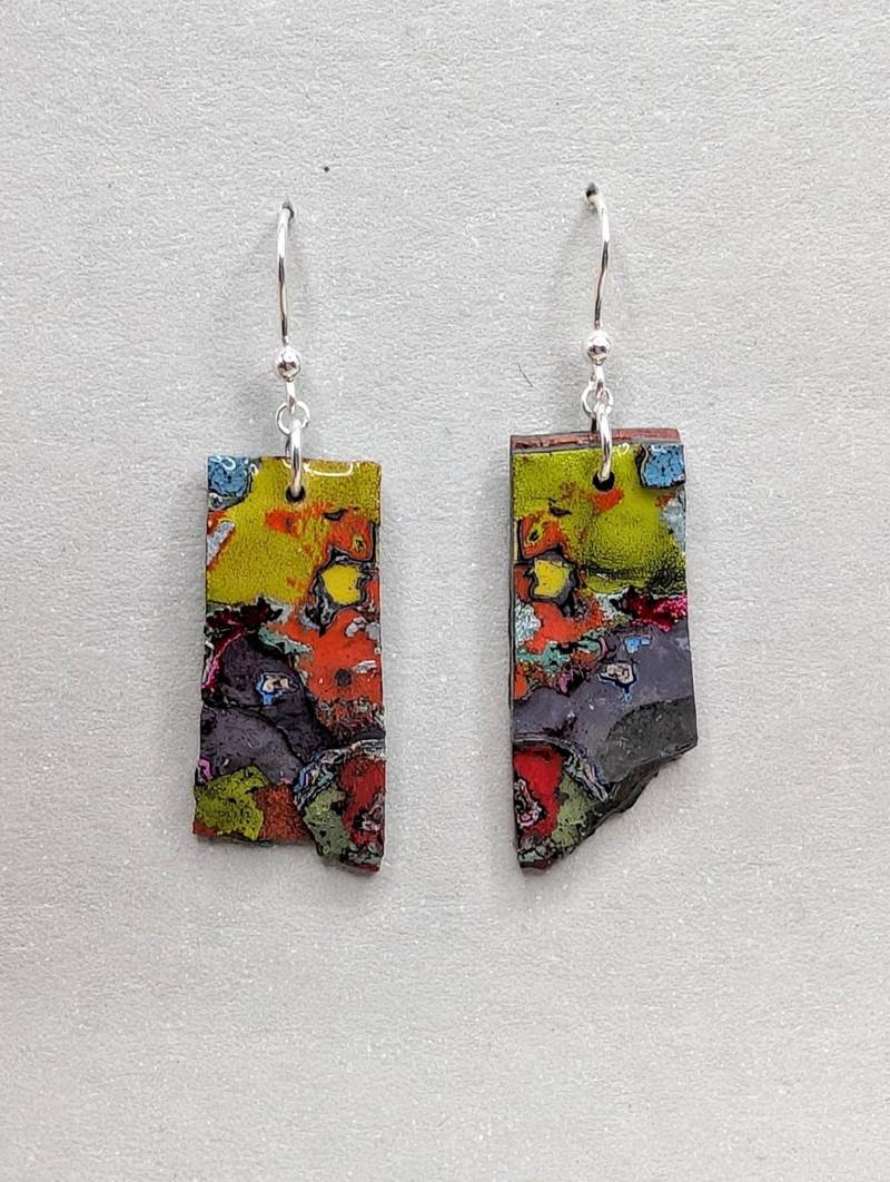 Unique Berlin Graffiti Ohrringe Mit 925 Silber Ohrhaken - Jewelry Made From Walls Unique Berlin Graffiti Ohrringe Mit 925 Silber Ohrhaken - Jewelry Made From Walls von DirtyJewelsBerlin