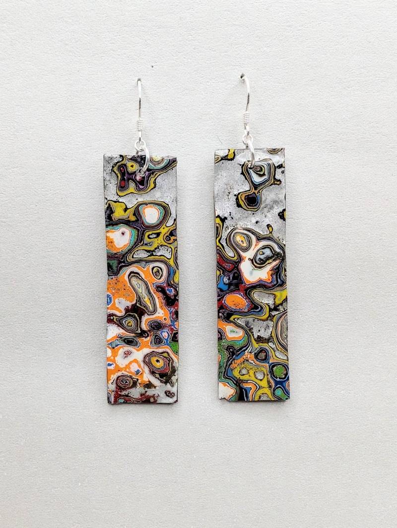 Unique Berlin Graffiti Ohrringe Mit 925 Silber Ohrhaken - Jewelry Made From Walls Unique Berlin Graffiti Ohrringe Mit 925 Silber Ohrhaken - Jewelry Made From Walls von DirtyJewelsBerlin