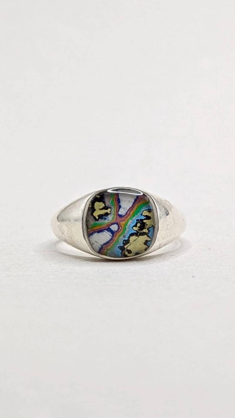 Unique Berlin Graffiti Signet Ring 925 Silver - Jewelry Made From Walls Unique Berlin Graffiti Signet Ring 925 Silver - Jewelry Made From Walls von DirtyJewelsBerlin