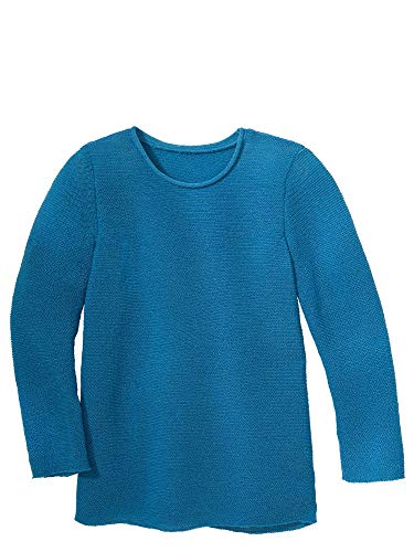 Disana, Langarm-Pullover, 74-80, Karibikblau, 100% Schurwolle von Disana