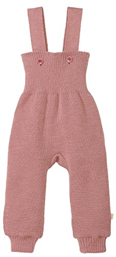 Disana 33115XX - Strick-Trägerhose Wolle Rose, Size/Größe:50/56 (0-3 Monate) von Disana