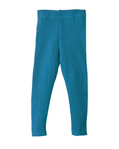 Disana 33209XX - Strick-Leggings Wolle, Blau, 74/80 von Disana
