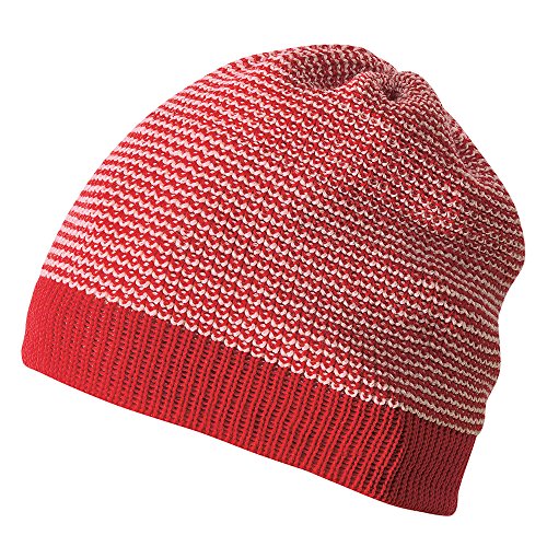 Disana Baby/Kinder Beanie Bio-Merinoschurwolle, Rot-Rose, Gr. 01 (42-46 cm) von Disana