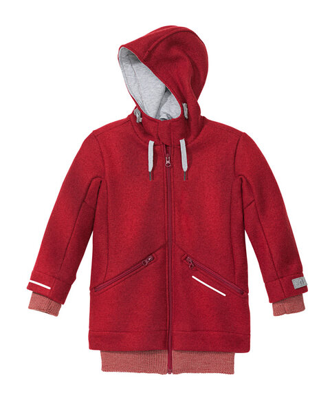 Disana Kinder Outdoor Walk-Mantel kbT Merino Schurwolle von Disana