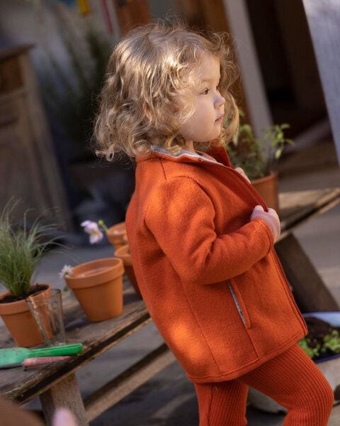 Disana Kinder Zipper-Jacke kbT-Merinowolle von Disana