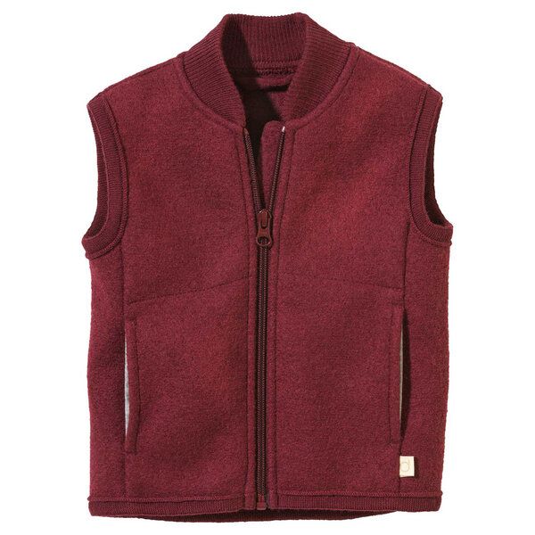 Disana Kinder Zipper-Weste kbT-Merinowolle von Disana
