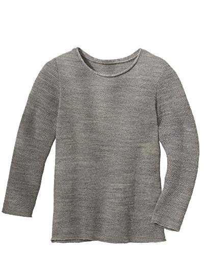 Disana Langarm-Pullover Sommerkollektion (86/92, kieselgrau) von Disana