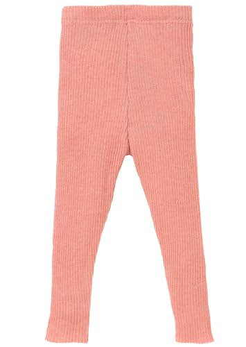 Disana Leggings-Light Kinder-Strick-Hose | 100% Bio-Merinowolle | Frühjahr Sommer Herbst | Baby Kleinkind Kind Unisex | Made in Germany | GOTS IVN Zertifiziert | Softpink Gr. 110-116 von Disana