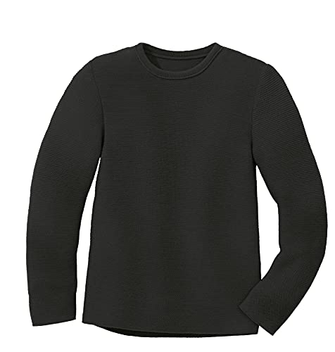 Disana Linksstrick-Pullover Anthrazit Gr. 110-116 von Disana