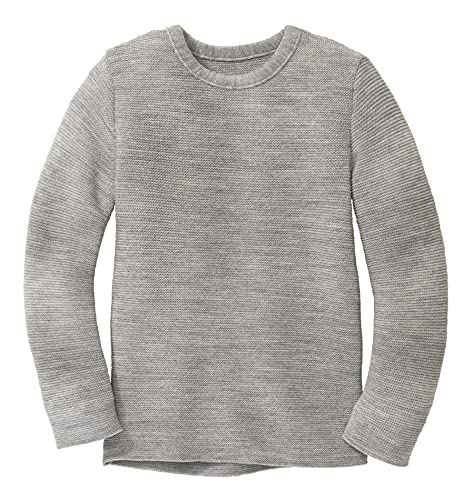 Disana Linksstrick-Pullover Grau Gr. 110-116 von Disana