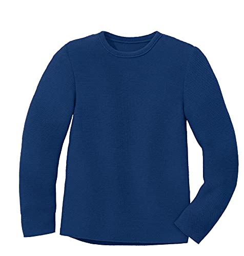 Disana Linksstrick-Pullover Marine Gr. 110-116 von Disana