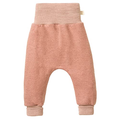 Disana Pumphose, super leichte und Bequeme Kinderhose | 100% Bio-Merinowolle GOTS, IVN Best | Baby Kleinkind Kind Unisex | Made in Germany | Rosé Gr. 86-92 von Disana