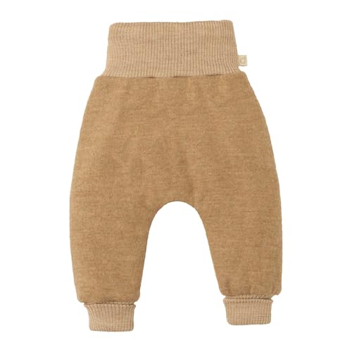 Disana Pumphose Baby & Kinder - 100% Bio-Merino, Leichter Wollwalk – atmungsaktiv & mitwachsend - Unisex Gr. 62 – 104 - nachhaltig & fair – besonders bequem - Made in Germany | Karamell Gr. 98-104 von Disana