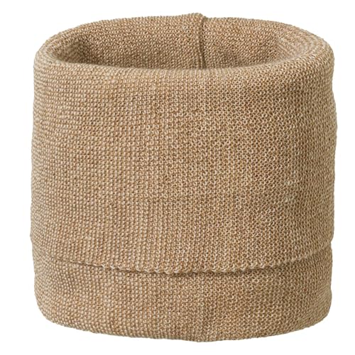 SCHLAUCH-SCHAL Baby & Kinder - 100% Bio-Merino – angenehm wärmend & super weich - unisex 1 – 12 Jahre – nachhaltig & fair – besonders leicht & dünn - made in Germany | Karamell-Natur Gr. 1 von Disana