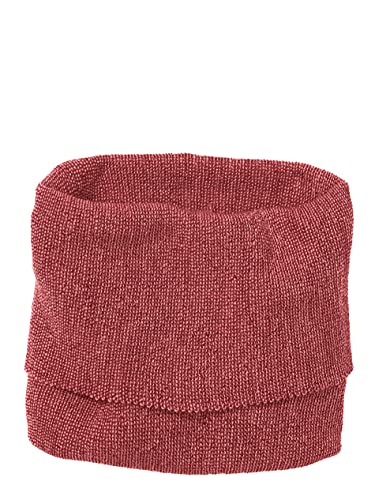 Disana SCHLAUCH-SCHAL, 100% Bio-Merinowolle GOTS, IVN Best | extra leicht und warm | Baby Kleinkind Kind Unisex | Made in Germany | Bordeaux-Rosé Gr. 1 von Disana