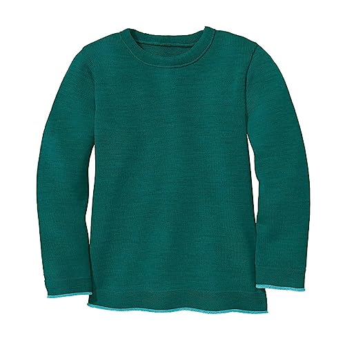 Disana Strick-Pullover, 100% Bio-Merinowolle GOTS, IVN Best | Zeitloses Design | Kleinkind, Kind, Unisex | Made in Germany| Pacific Gr. 110-116 von Disana