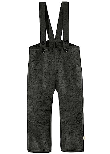 Disana Walk-Hose, 100% Bio-Merinowolle GOTS, IVN Best | besonders robuste Kinderhose | Kleinkind Kind Unisex | Made in Germany | Anthrazit Gr. 110-116 von Disana