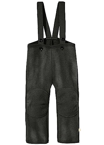 Disana Walk-Hose, 100% Bio-Merinowolle GOTS, IVN Best | besonders robuste Kinderhose | Kleinkind Kind Unisex | Made in Germany | Anthrazit Gr. 122-128 von Disana