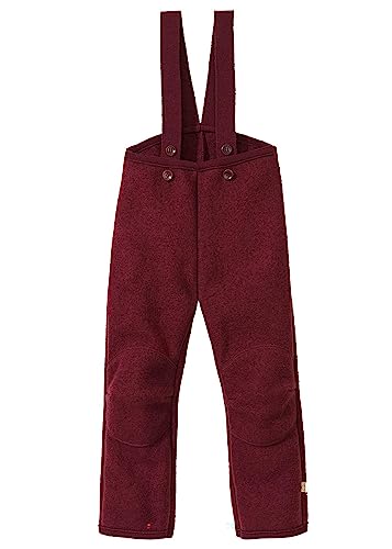 Disana Walk-Hose, 100% Bio-Merinowolle GOTS, IVN Best | besonders robuste Kinderhose | Kleinkind Kind Unisex | Made in Germany | Cassis Gr. 110-116 von Disana