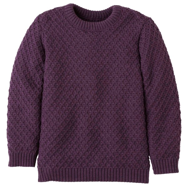 disana - Kid's Aran-Pullover - Wollpullover Gr 134/140 lila von Disana