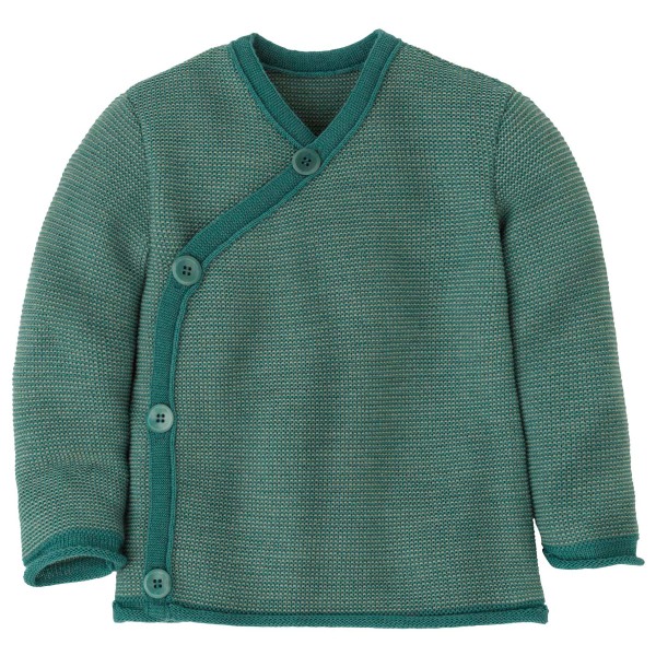 disana - Kid's Melange-Jacke - Merinojacke Gr 86/92 türkis disana - Kid's Melange-Jacke - Merinojacke Gr 86/92 türkis von Disana