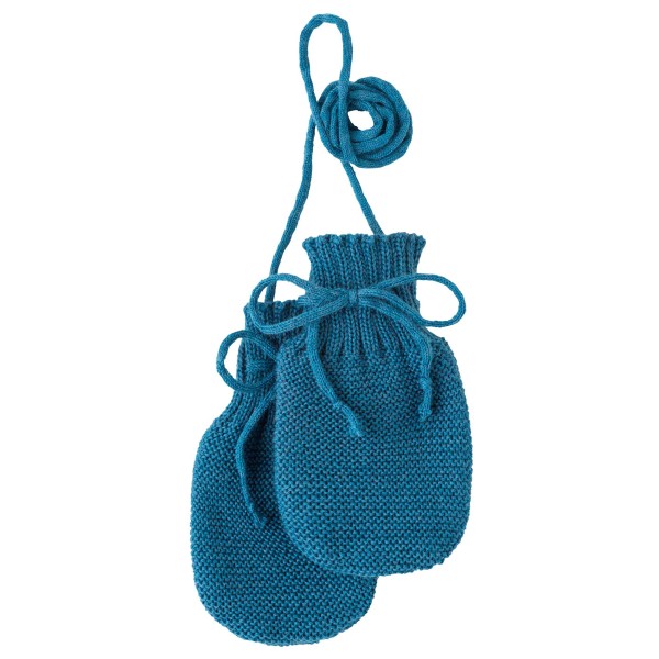 disana - Kid's Strick-Handschuhe - Handschuhe Gr 7 cm blau von Disana