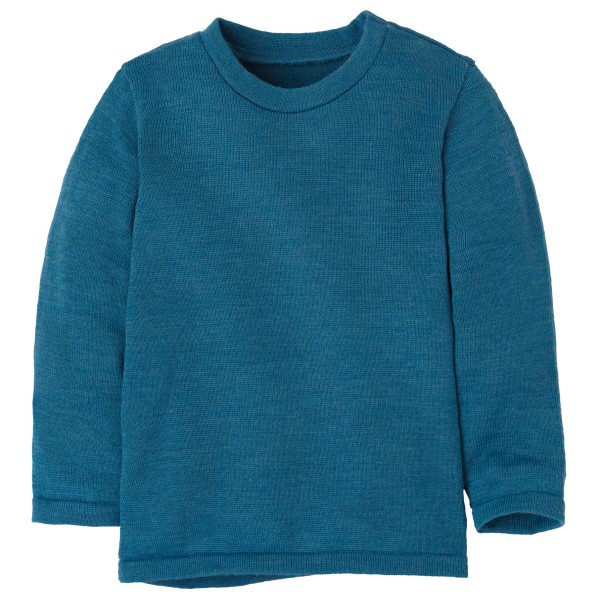 disana - Kid's Strick-Pullover - Wollpullover Gr 98/104 blau von Disana