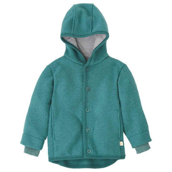 disana - Kid's Walk-Jacke - Wolljacke Gr 110/116 türkis disana - Kid's Walk-Jacke - Wolljacke Gr 110/116 türkis von Disana