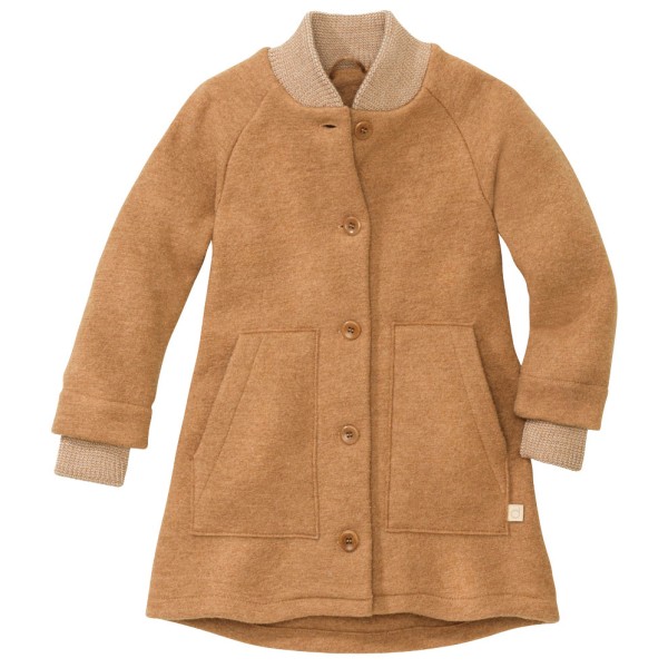 disana - Kid's Walk - Mantel Gr 134/140 beige/orange von Disana