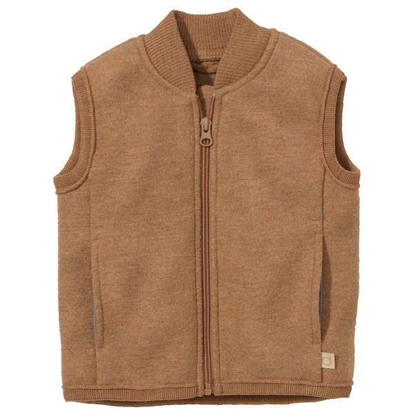 disana - Kid's Walk-Weste - Merinoweste Gr 134/140 braun von Disana