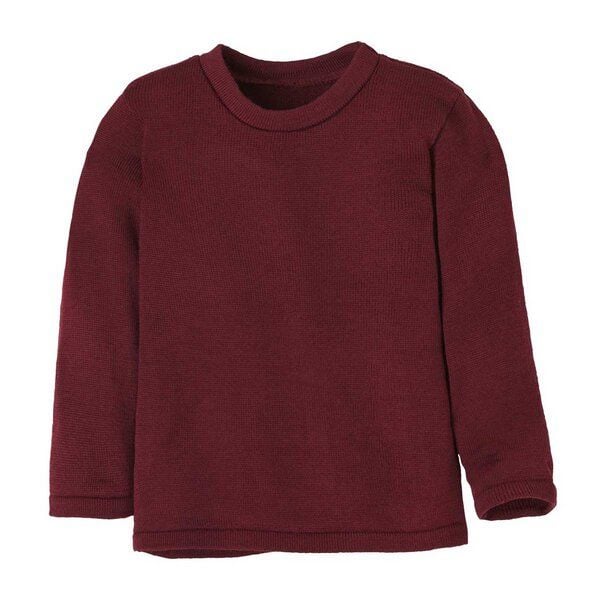 disana Kinder Strick-Pullover Uni kbT-Merinowolle von Disana