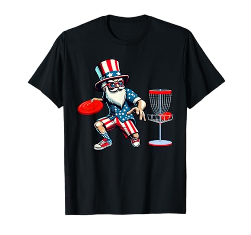 Man Playing Disc Golf 4th Of July Player Team Patriotic T-Shirt Man Playing Disc Golf 4th Of July Player Team Patriotic T-Shirt von Disc Golf 4th Of July Costume